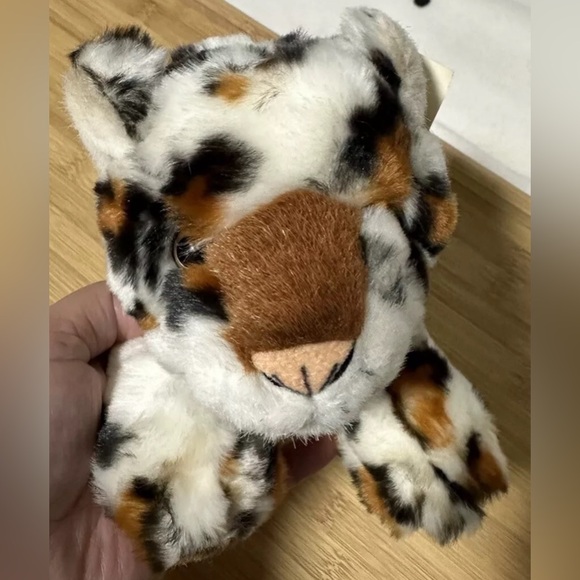 NWT Cute Plush Baby Cub LEOPARD CHEETAH Stuffed Animal 10" (13” Nose To Tail) - Picture 3 of 4